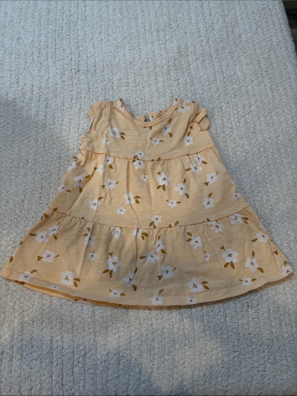 Little co by Lauren Conrad Floral Tiered Baby Dress with cap Sleeves.